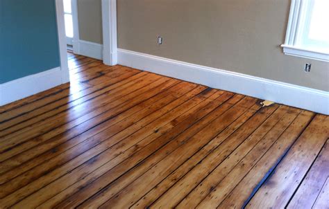Painted Hardwood Floors For Colorful Nature Element