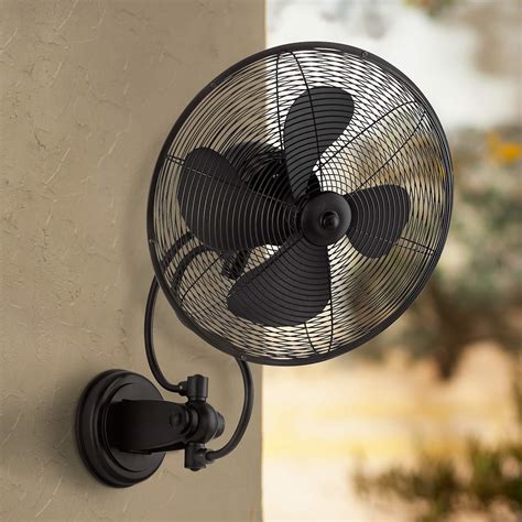 Greentech environmental pureflow circulator fan. 14" Quorum Piazza Noir Oscillating Patio Wall Fan - #70E08 ...