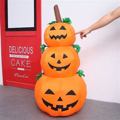 Check spelling or type a new query. Outdoor yard Halloween pumking inflatable decoration party ...