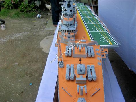 Kiev Class Aircraft Carrier Model 2 Mahogany Wooden Aircraft Models