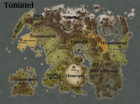 Maps Elder Scrolls Online Wiki