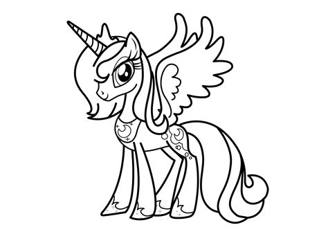 39+ mlp coloring pages princess celestia for printing and coloring. Princess Luna Coloring Pages - Best Coloring Pages For Kids