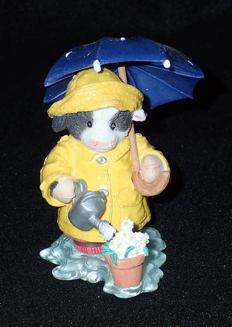 Shop with confidence on ebay! Enesco Mary Moo Moos 1997 Grow A Little Sunshine Figurine ...