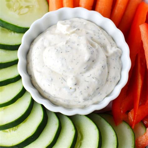 Restaurant Quality Thick And Easy Ranch Dip Recipe Easy Side Dishes