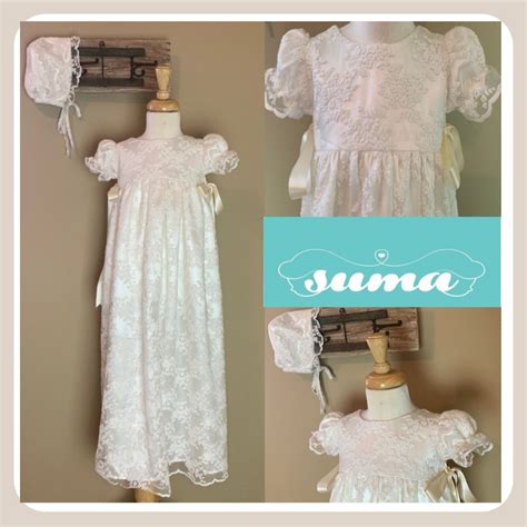 Lace Christening Gown Baptism Dress Girls Christening Gown Etsy