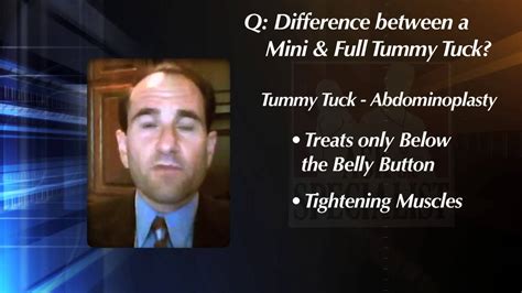 Mini And Full Tummy Tuck Youtube