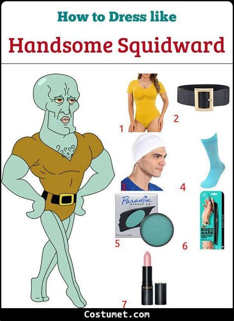 Handsome Squidward Spongebob Squarepants Costume For Cosplay The Best Porn Website