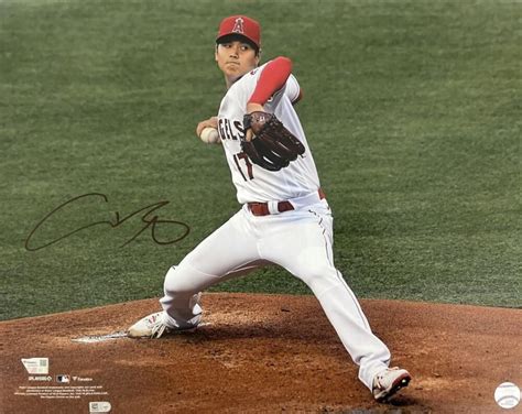 Shohei Ohtani Signed Autograph 16x20 Photo Angels W Mlb Fanatics