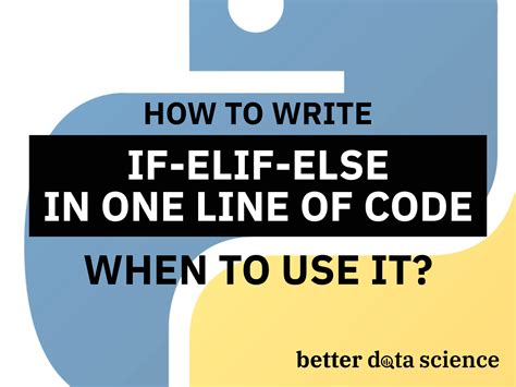 Python If Else Statement In One Line Ternary Operator Explained