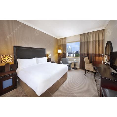 MDF With Melamine Finish Customized Hotel Bedroom Furniture China