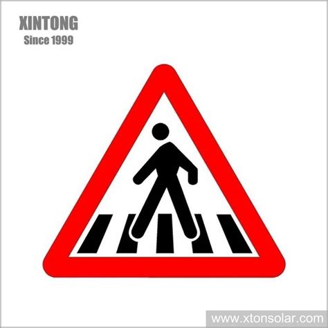 China Aluminum Reflect Sticker Traffic Road Safety Warn Sign Mobile