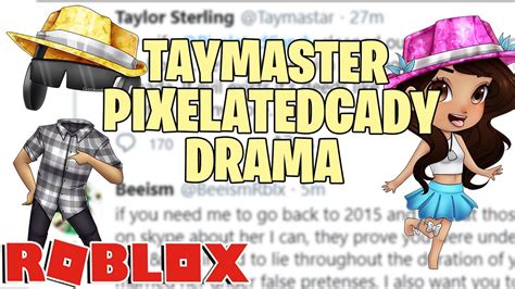 Taymaster And Pixelatedcandy Roblox Drama Youtube