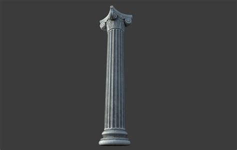 Game Art Corinthian Roman Column 3d Model Cgtrader