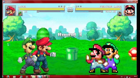 Mugen Ssbb Mario Bros Vs Smw Fighting Mario Bros Youtube