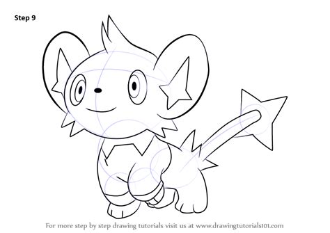 Learn How To Draw Shinx From Pokemon Pokemon Step By Step Drawing