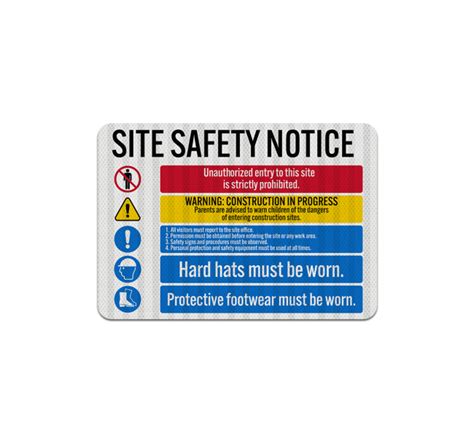 Shop For Job Site Safety Aluminum Sign Egr Reflective Bannerbuzz