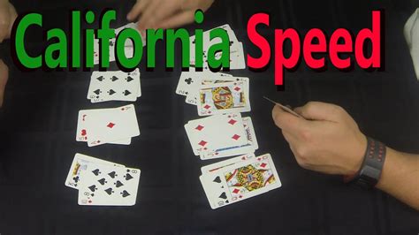 Maybe you would like to learn more about one of these? How to play California Speed - Card Game - YouTube