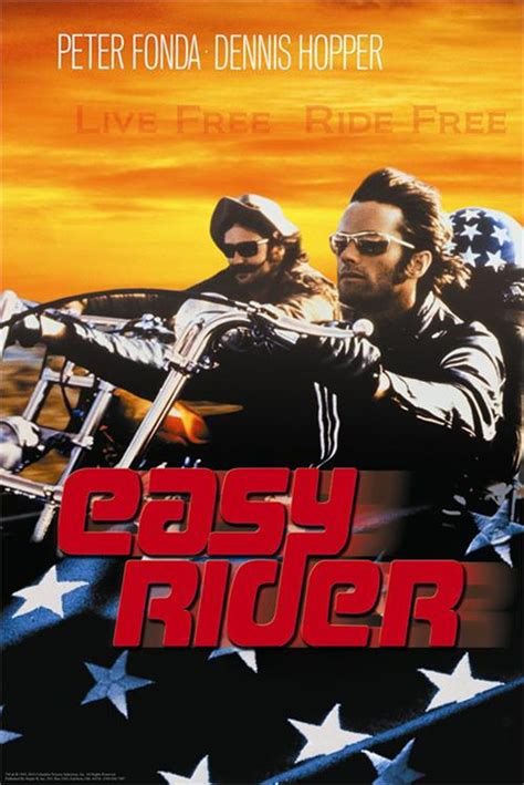 Easy Rider Movie Poster 24 X 36