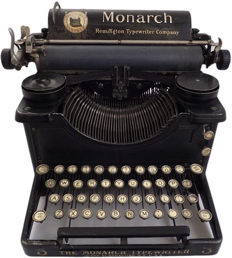 Download Vintage Typewriter Png  Black And White Download