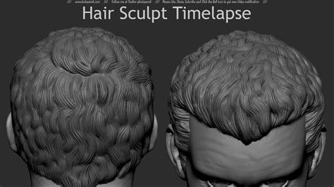 Hair Sculpt Timelapse Youtube