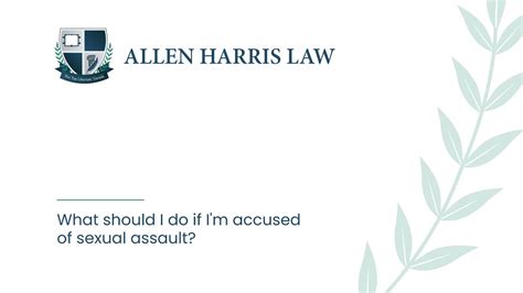 College Campus Sexual Harassment Lawyer Allen Harris Law