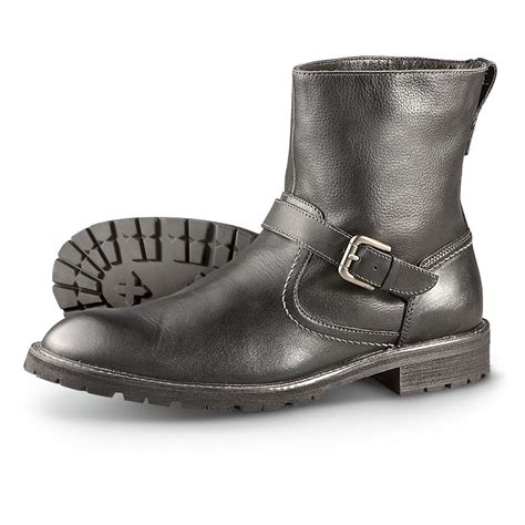 Mens Florsheim Gadsen Buckle Boots Black 231950 Casual Shoes At