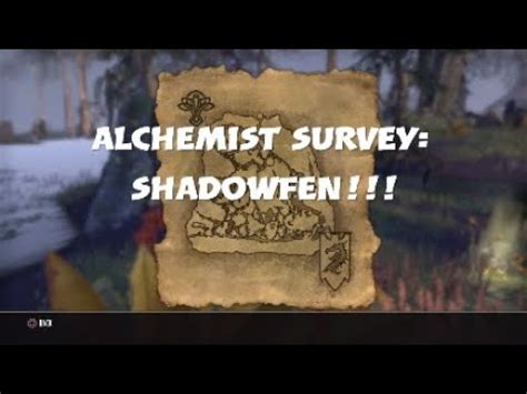 ESO Alchemist Survey Shadowfen YouTube