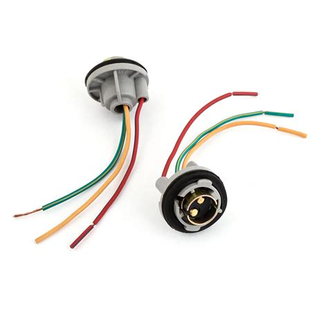 1156 Bulb 2 Wired Car Brake Turn Signal Light Socket Adapter Harness