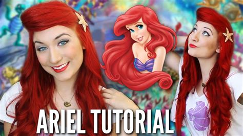Youtube Little Mermaid Hair Little Mermaid Makeup Mermaid Makeup