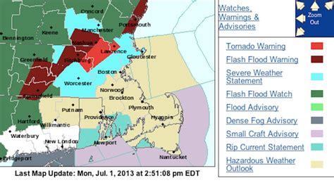 Live updates as severe weather hits mass. Massachusetts Tornado Warning: Weather Service Issues Advisory