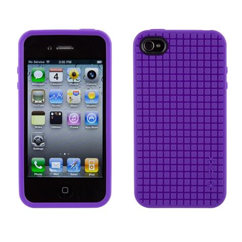 Speck Pixelskin Hd Case For Iphone 4 Iphone 4s Verizon And Atandt Purple
