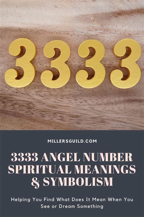 Why Do I Keep Seeing 3333 Angel Number Spiritual Meanings And Symbolism