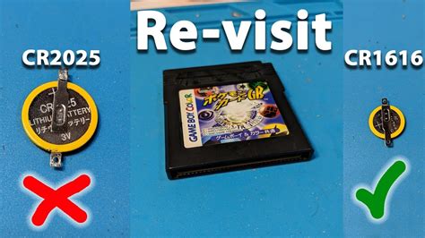Revisiting The Gameboy Cartridge Battery Swap Youtube