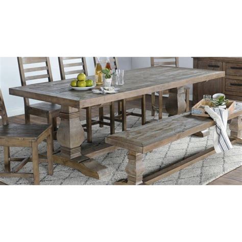 Kosas Home Quincy 94 In Trestle Dining Table Trestle Dining Tables