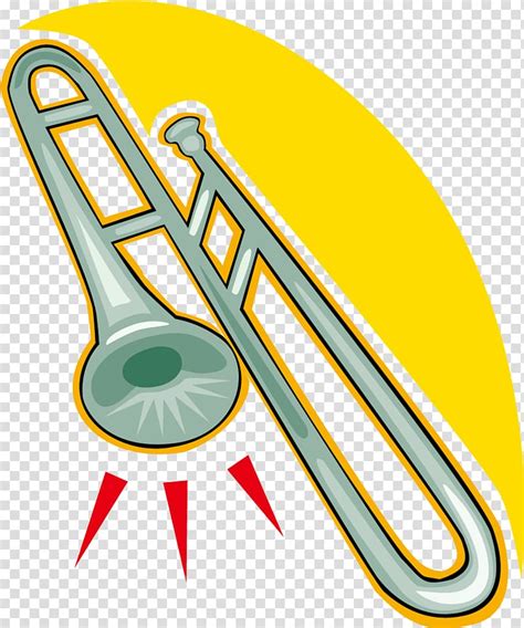 Trombone Cartoon Trombone Transparent Background Png Clipart Hiclipart