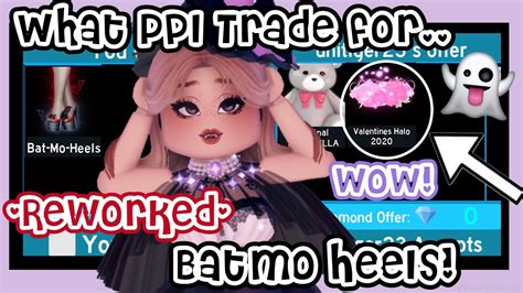 What People Trade For Reworked Bat Mo Heels Omgg Royale High