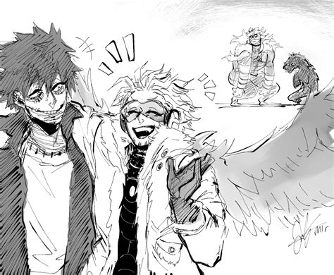 Seriously 36 Reasons For Bnha Hawks And Dabi Manga I Know We All