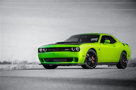 2015 Dodge Challenger Hellcat Cars Coupe Wallpapers Hd Desktop