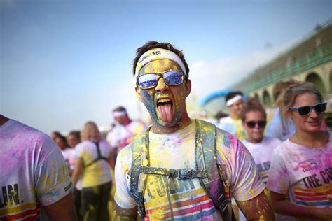 Brighton And Hove News Brighton Color Run Gets A Touch Of Sparkle