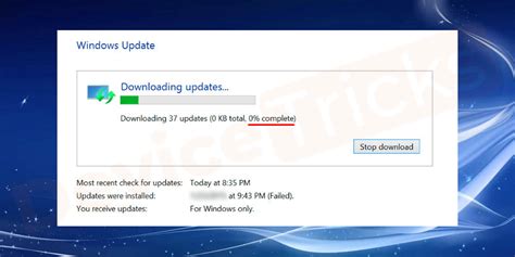 How To Fix Windows Update Stuck At 0 Downloading Device Tricks