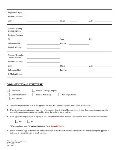 Scdca Form Peo 04a Download Printable Pdf Or Fill Online Professional