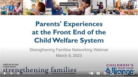 Strengthening Families Parents Experiences At The Front End Of The