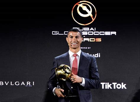Cristiano Ronaldo Voted Player Of The Century At The Dubai Globe Soccer