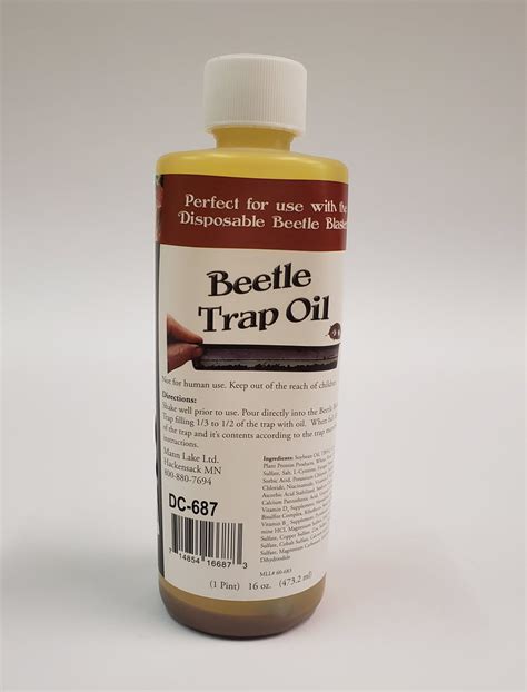 Beetle Trap Oil Pint C416 Miller Bee Supply