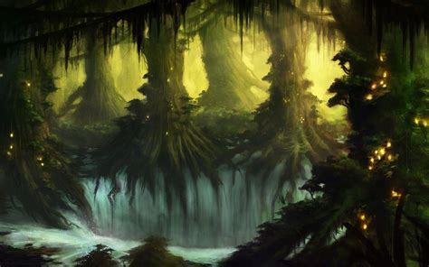 Fantasy Art Digital Art Pixelated Artwork Science Fiction Trees