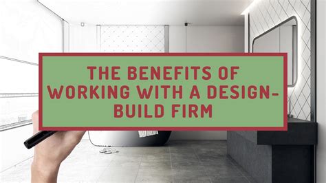 The Benefits Of Working With A Design Build Firm
