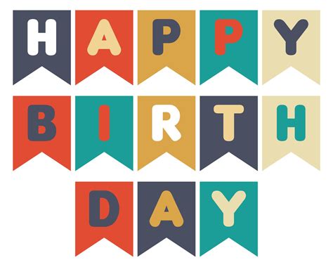 6 Best Images Of Happy Birthday Printable Banners Signs Free