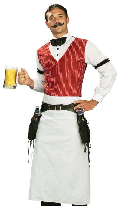 Saloon Bartender Western Costumes Wild West Costumes Mens Halloween