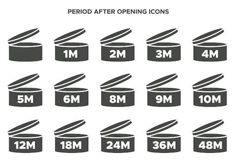 Premium Vector Pao Vector Symbol Period After Opening Icon Set