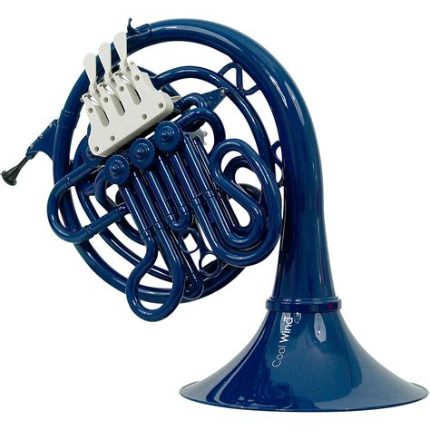 Cool Wind Cfh 200 Series Plastic Double French Horn Blue Musicians